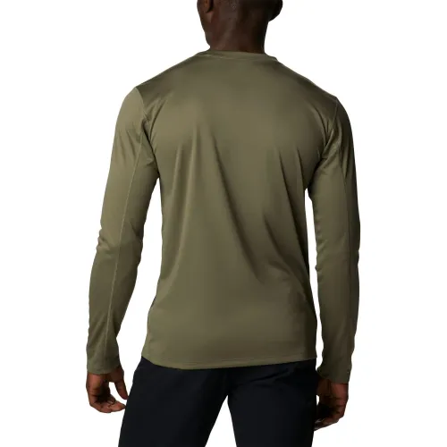 Columbia Zero Rules Long Sleeve Shirt Férfi Hosszú ujjú póló 397-Stone Green