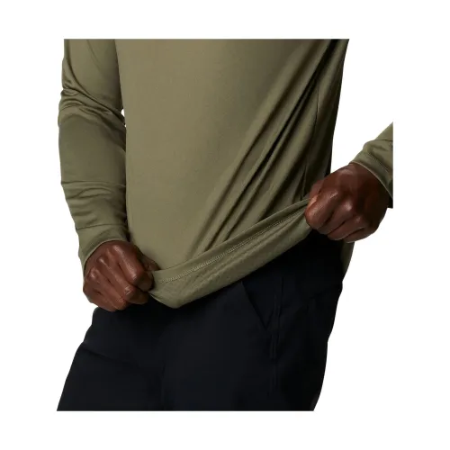 Columbia Zero Rules Long Sleeve Shirt Férfi Hosszú ujjú póló 397-Stone Green