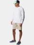 Columbia Terminal Tackle Hoodie Férfi Hosszú ujjú póló 100-White