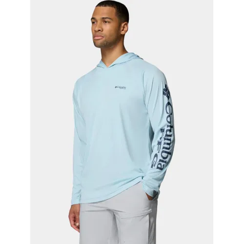 Columbia Terminal Tackle Hoodie Férfi Hosszú ujjú póló 482-Marine Light