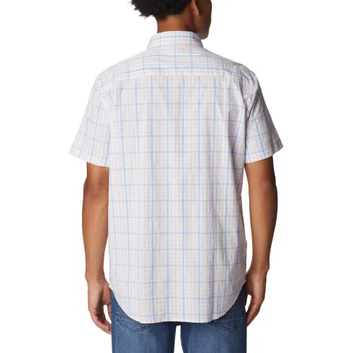 Columbia Rapid Rivers II Short Sleeve Shirt Férfi Ing 430-Jet Stream