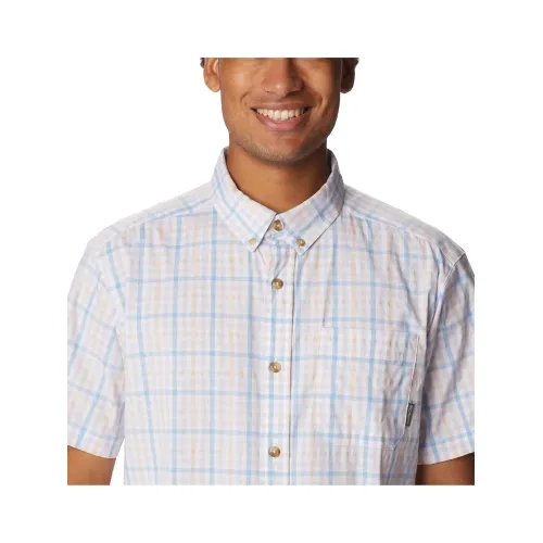 Columbia Rapid Rivers II Short Sleeve Shirt Férfi Ing 430-Jet Stream
