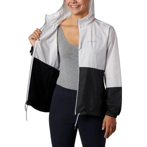 Columbia Flash Forward Windbreaker Női Utcai Kabát 101-White