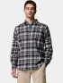 Columbia Cornell Woods Flannel Long Sleeve Shirt Férfi Ing 009-Black