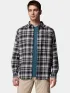 Columbia Cornell Woods Flannel Long Sleeve Shirt Férfi Ing 009-Black