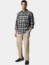 Columbia Cornell Woods Flannel Long Sleeve Shirt Férfi Ing 009-Black
