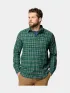 Columbia Cornell Woods Flannel Long Sleeve Shirt Férfi Ing 375-Rain Forest