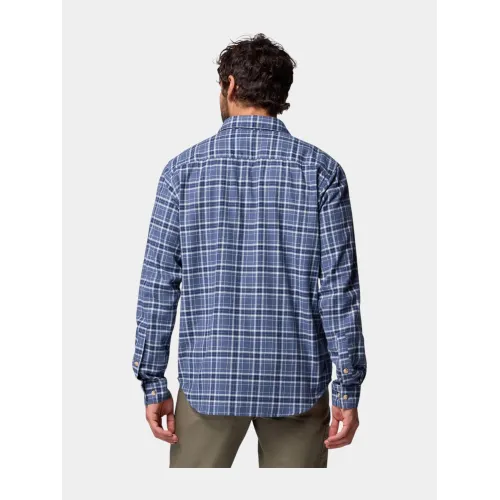 Columbia Cornell Woods Flannel Long Sleeve Shirt Férfi Ing 483-Dark Mountain