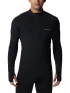 Columbia Midweight Stretch Long Sleeve Half Zip Férfi Aláöltözet 011-Black