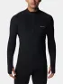 Columbia Midweight Stretch Long Sleeve Half Zip Férfi Aláöltözet 011-Black