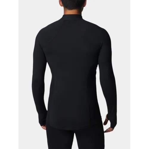 Columbia Midweight Stretch Long Sleeve Half Zip Férfi Aláöltözet 011-Black