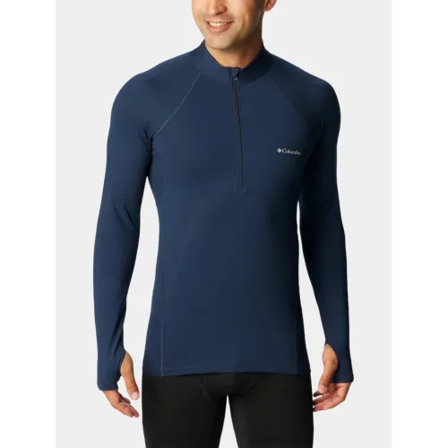 Columbia Midweight Stretch Long Sleeve Half Zip Férfi Aláöltözet 464-Collegiate Navy