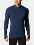 Columbia Midweight Stretch Long Sleeve Half Zip Férfi Aláöltözet 464-Collegiate Navy