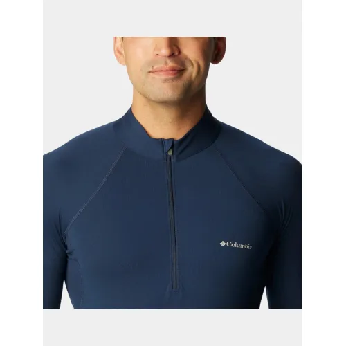 Columbia Midweight Stretch Long Sleeve Half Zip Férfi Aláöltözet 464-Collegiate Navy