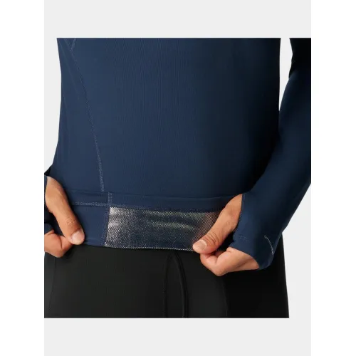 Columbia Midweight Stretch Long Sleeve Half Zip Férfi Aláöltözet 464-Collegiate Navy