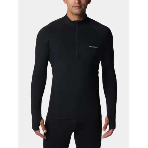 Columbia Midweight Stretch Long Sleeve Half Zip Férfi Aláöltözet 011-Black