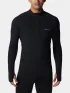 Columbia Midweight Stretch Long Sleeve Half Zip Férfi Aláöltözet 011-Black