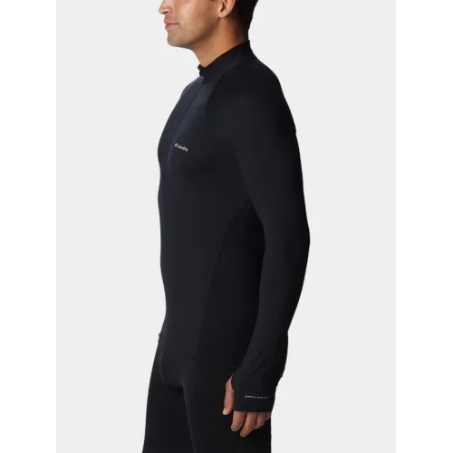 Columbia Midweight Stretch Long Sleeve Half Zip Férfi Aláöltözet 011-Black