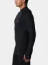 Columbia Midweight Stretch Long Sleeve Half Zip Férfi Aláöltözet 011-Black
