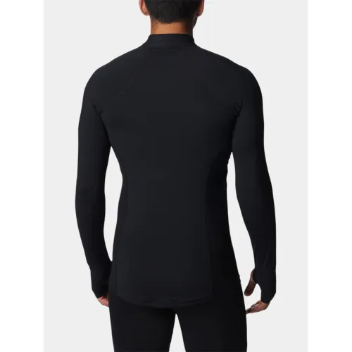 Columbia Midweight Stretch Long Sleeve Half Zip Férfi Aláöltözet 011-Black