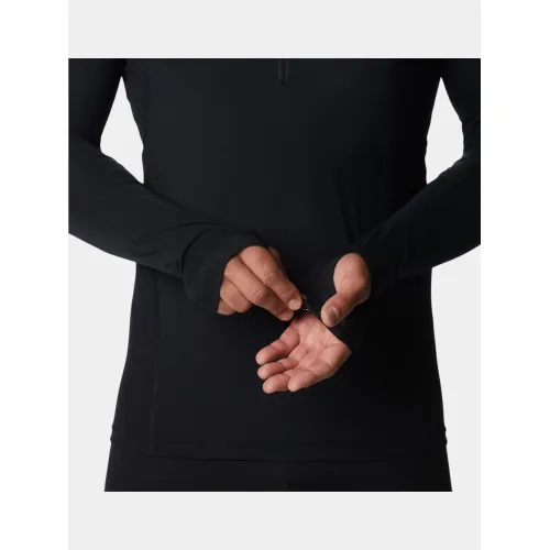 Columbia Midweight Stretch Long Sleeve Half Zip Férfi Aláöltözet 011-Black