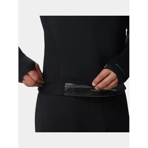 Columbia Midweight Stretch Long Sleeve Half Zip Férfi Aláöltözet 011-Black