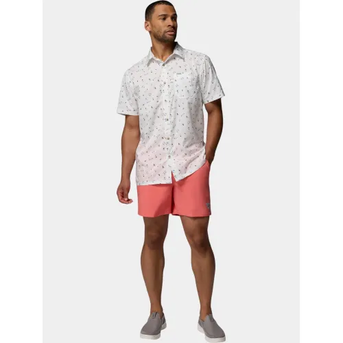 Columbia Super Slack Tide Camp Shirt Férfi Ing 113-White Florilife