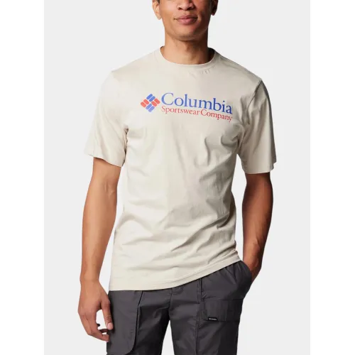 Columbia Csc Basic Logo Short Sleeve Shirt Columbia Csc Basic Logo Short Sleeve Shirt Férfi Póló 279-Dark Stone