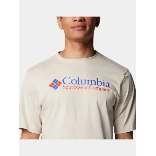 Columbia Csc Basic Logo Short Sleeve Shirt Columbia Csc Basic Logo Short Sleeve Shirt Férfi Póló 279-Dark Stone