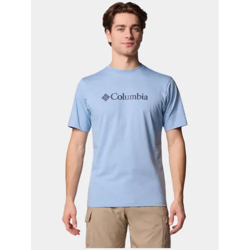 Columbia CSC Basic Logo Short Sleeve Shirt Férfi Póló 431-Ripple Blue
