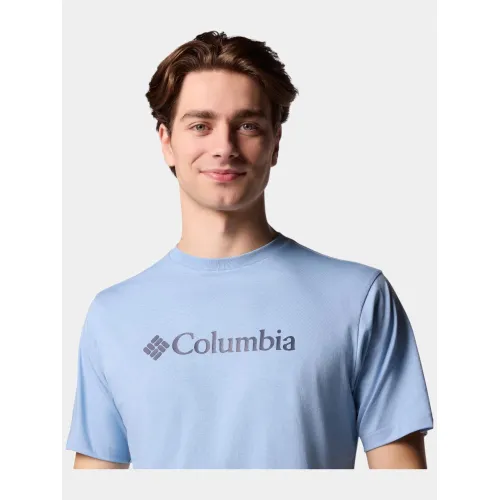 Columbia CSC Basic Logo Short Sleeve Shirt Férfi Póló 431-Ripple Blue