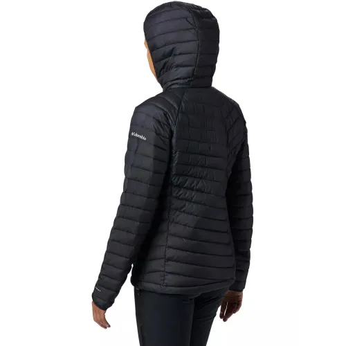 Columbia Powder Lite Hooded Jacket Női Utcai Kabát 011-Black