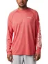 Columbia Terminal Tackle Heather LS Shirt Férfi Póló 696-Red Spark