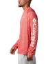Columbia Terminal Tackle Heather LS Shirt Férfi Póló 696-Red Spark