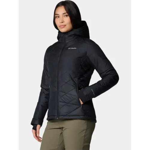 Columbia Heavenly Hooded Jacket Női Utcai Kabát 012-Black