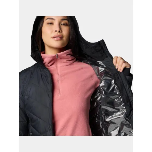 Columbia Heavenly Hooded Jacket Női Utcai Kabát 012-Black