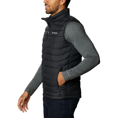 Columbia Powder Lite Vest Férfi Mellény 010-Black