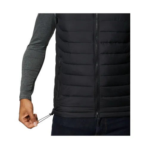 Columbia Powder Lite Vest Férfi Mellény 010-Black