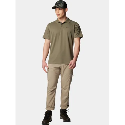 Columbia Utilizer Polo Férfi Galléros póló 397-Stone Green