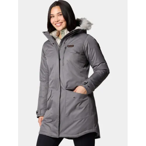 Columbia Suttle Mountain Long Insulated Jacket Női Utcai Kabát 024-City Grey