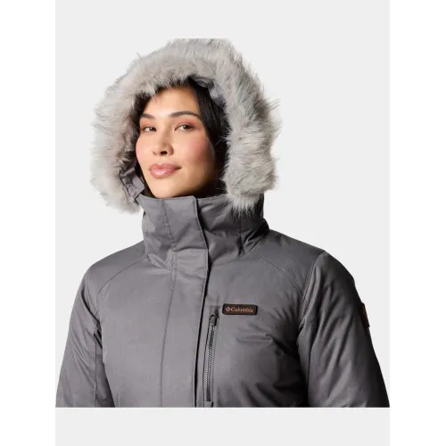 Columbia Suttle Mountain Long Insulated Jacket Női Utcai Kabát 024-City Grey