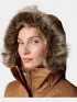 Columbia Suttle Mountain Long Insulated Jacket Női Utcai Kabát 225-Camel Brown