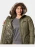 Columbia Suttle Mountain Long Insulated Jacket Női Utcai Kabát 397-Stone Green