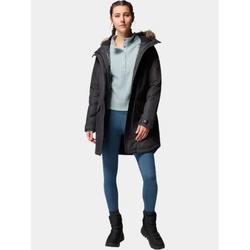 Columbia Suttle Mountain Long Insulated Jacket Női Utcai Kabát 012-Black
