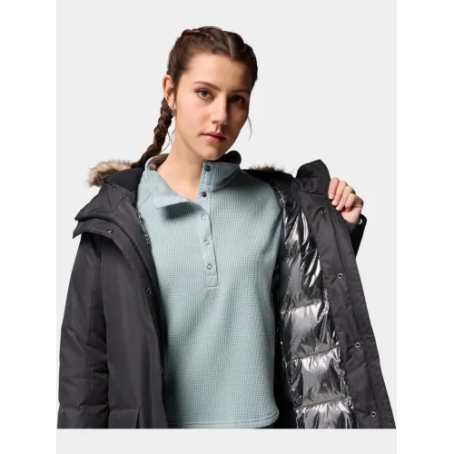 Columbia Suttle Mountain Long Insulated Jacket Női Utcai Kabát 012-Black