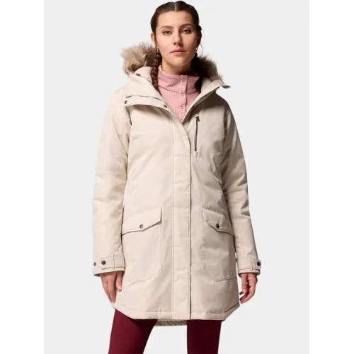 Columbia Suttle Mountain Long Insulated Jacket Női Utcai Kabát 279-Dark Stone