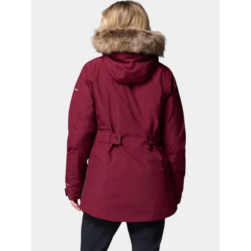 Columbia Suttle Mountain Long Insulated Jacket Női Utcai Kabát 625-Rich Wine