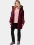 Columbia Suttle Mountain Long Insulated Jacket Női Utcai Kabát 625-Rich Wine