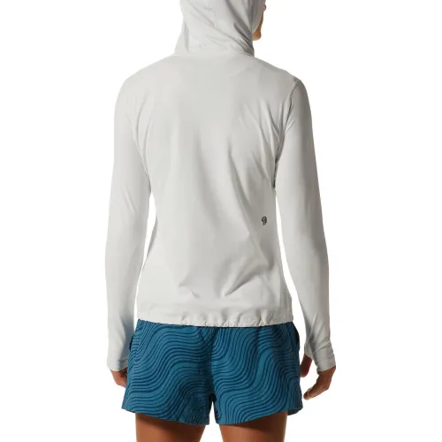 Mountain Hardwear Crater Lake Long Sleeve Hoody Mountain Hardwear Crater Lake Long Sleeve Hoody Női Polár, Softshell, Középréteg 102-Fogbank
