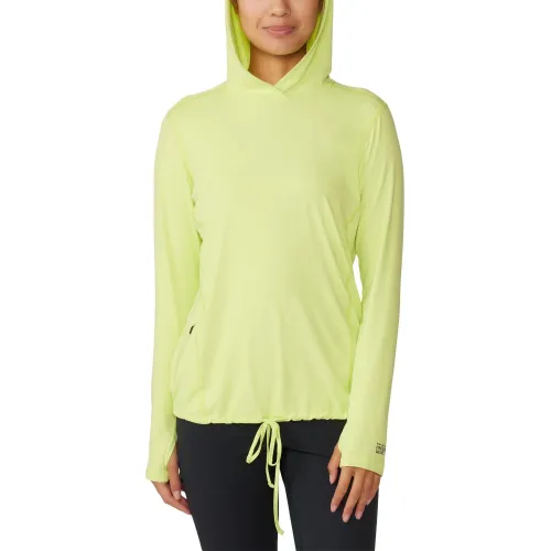 Mountain Hardwear Crater Lake Long Sleeve Hoody Mountain Hardwear Crater Lake Long Sleeve Hoody Női Polár, Softshell, Középréteg 383-Light Sun